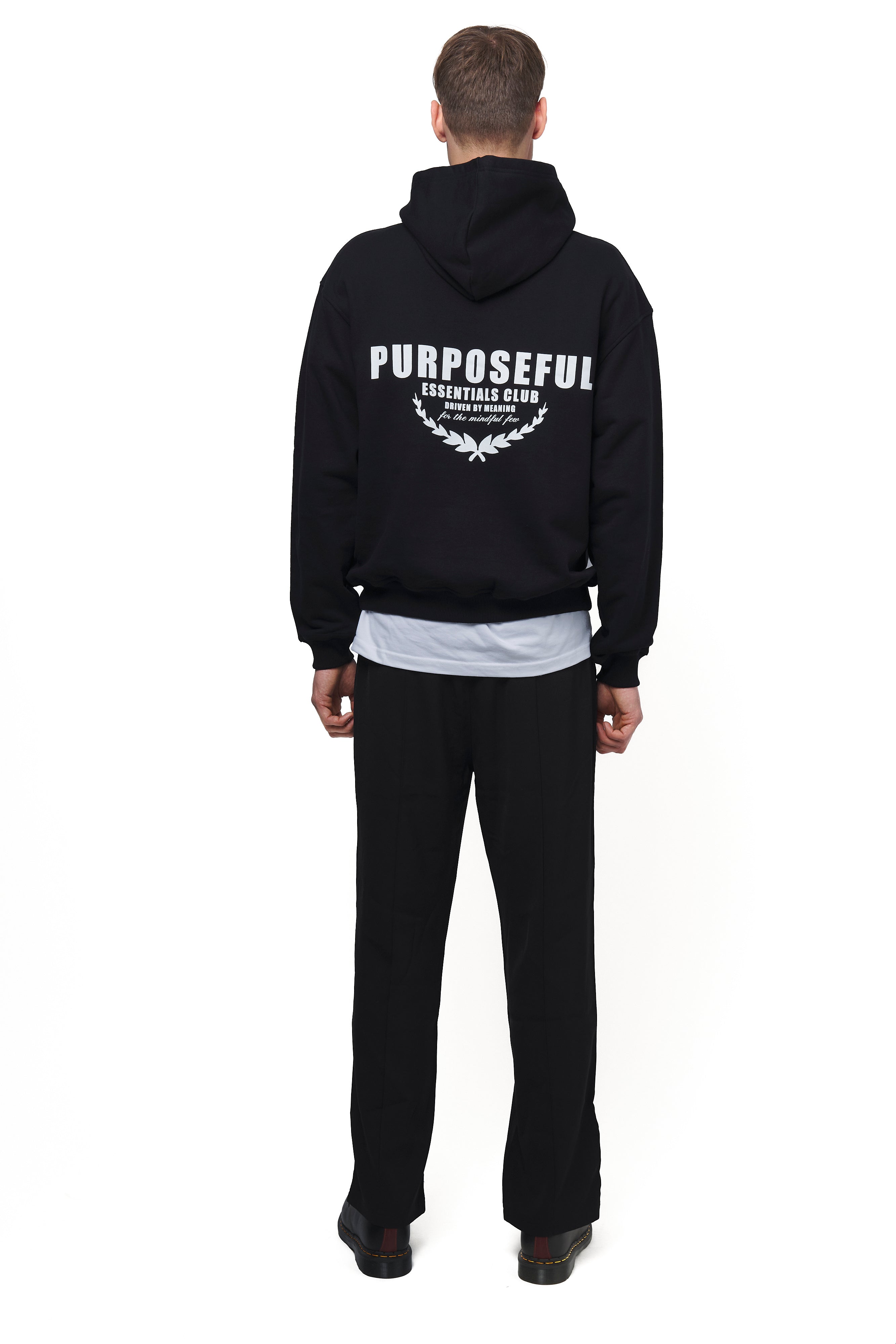 Essentials Club Hoodie Black