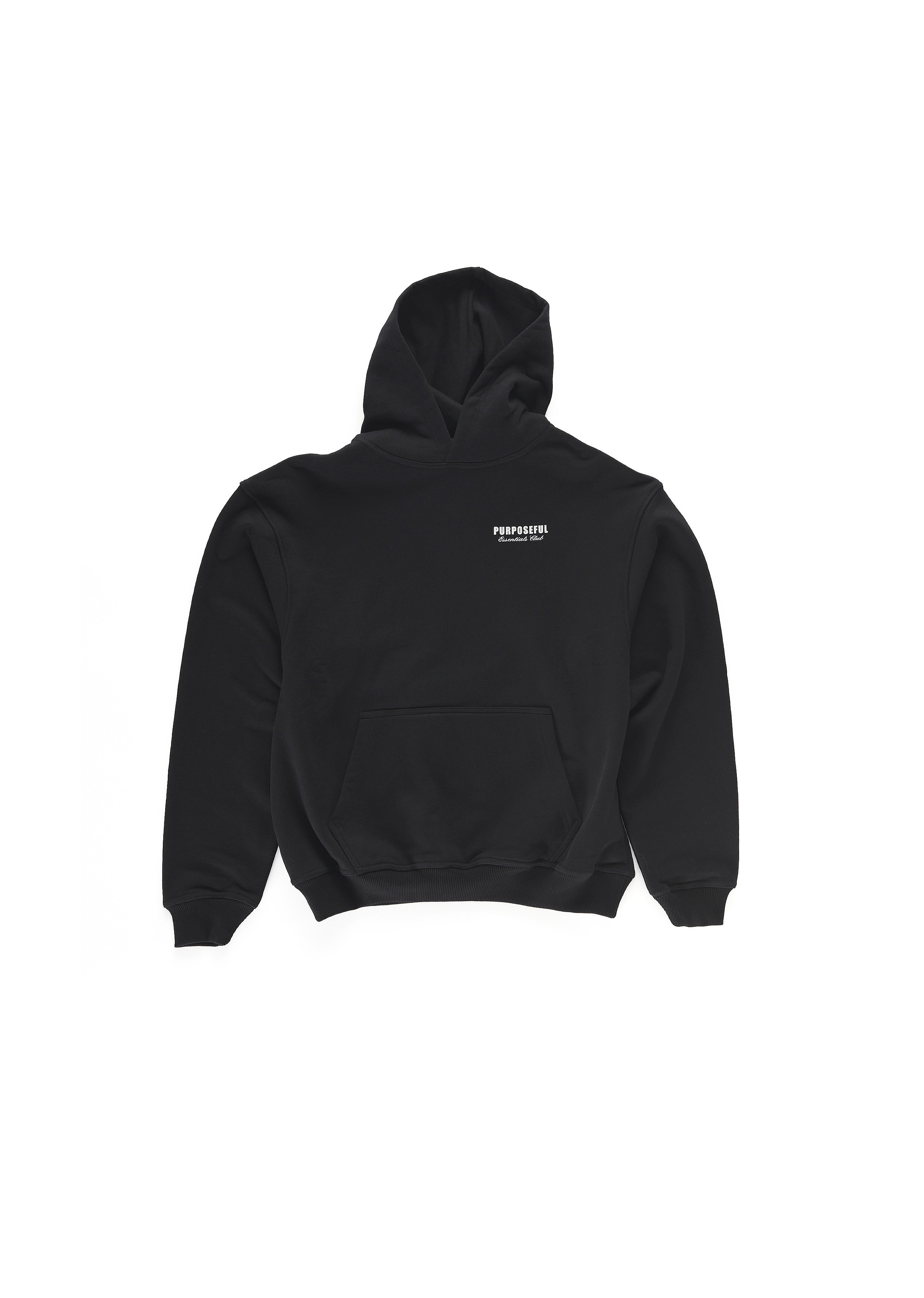 Essentials Club Hoodie Black